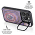 Lilac Watercolor Geode iPhone 14 Pro Kickstand Case